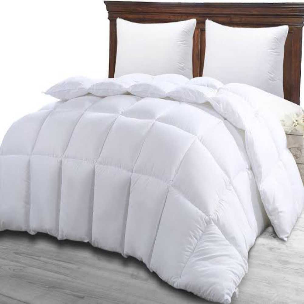 white luxury duvet