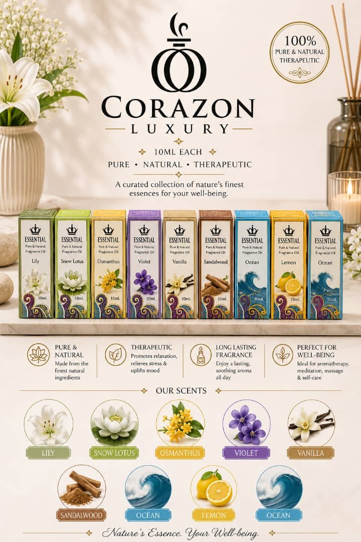 Eessential pure and natural fragrance oil