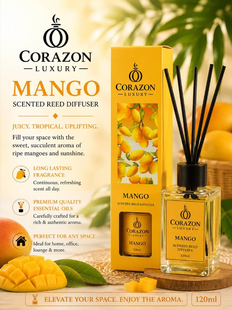 Mango Scented Reed Diffuser 120ml