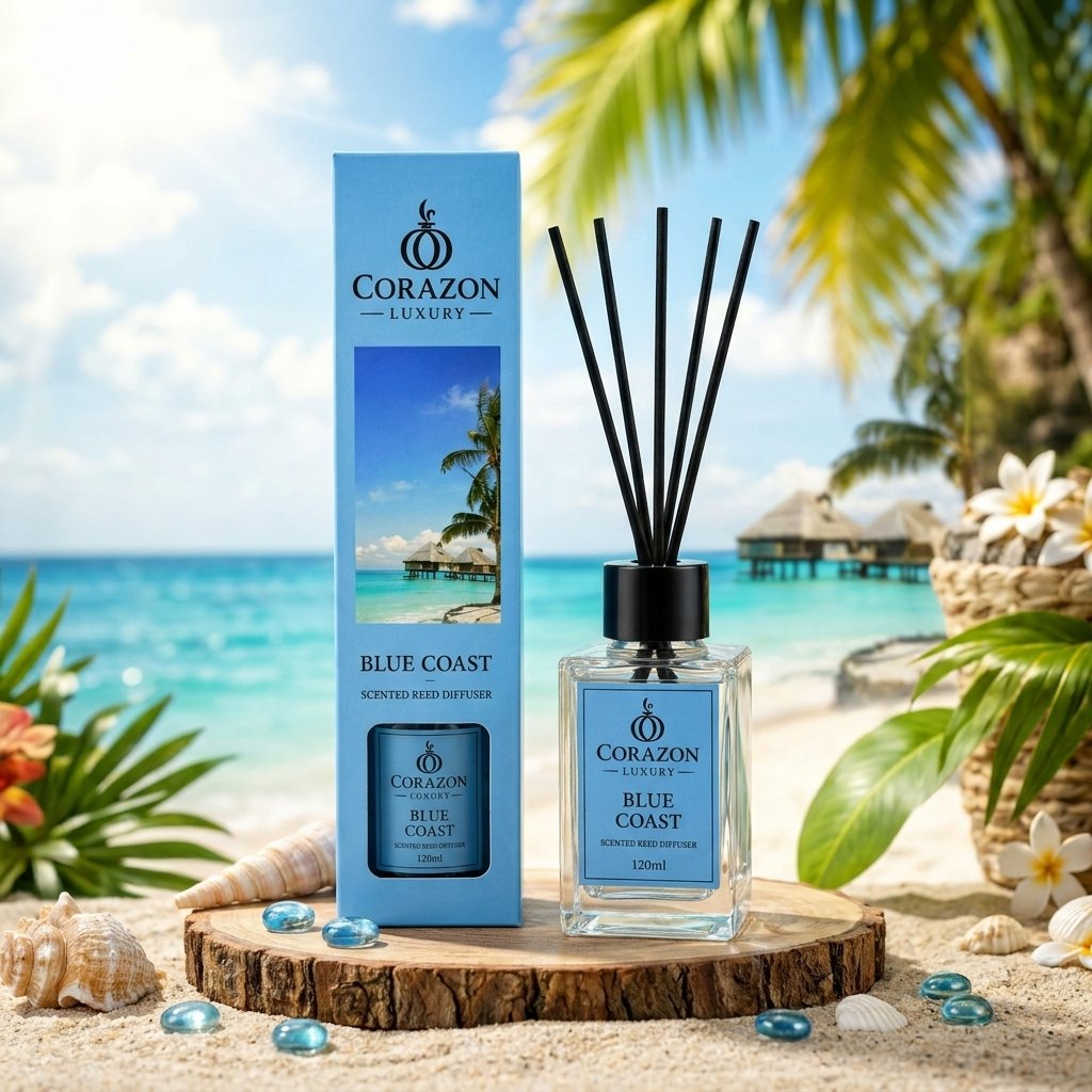 Blue Coast Scented Reed Diffuser 120ml