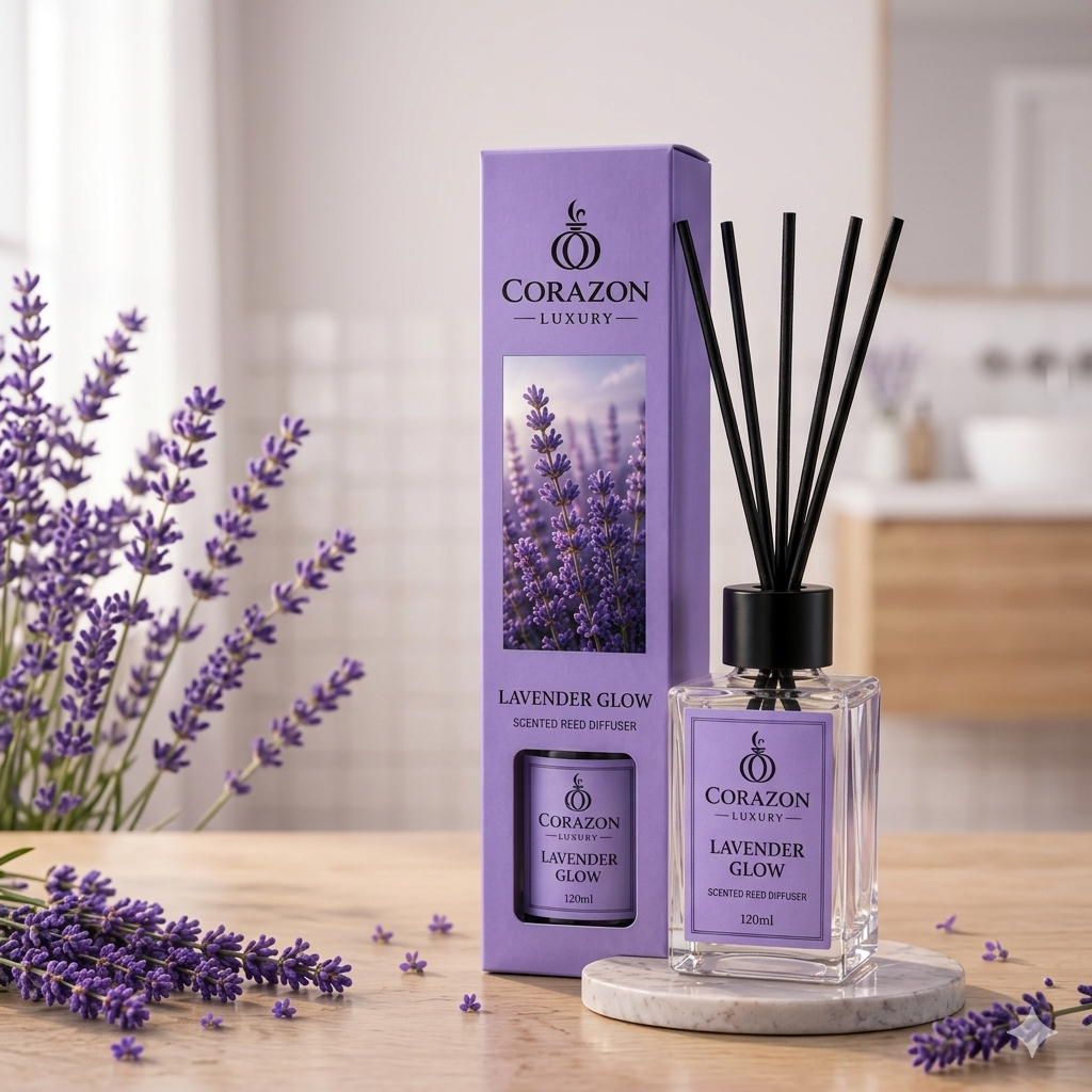 Lavender Glow Scented Reed Diffuser 120ml