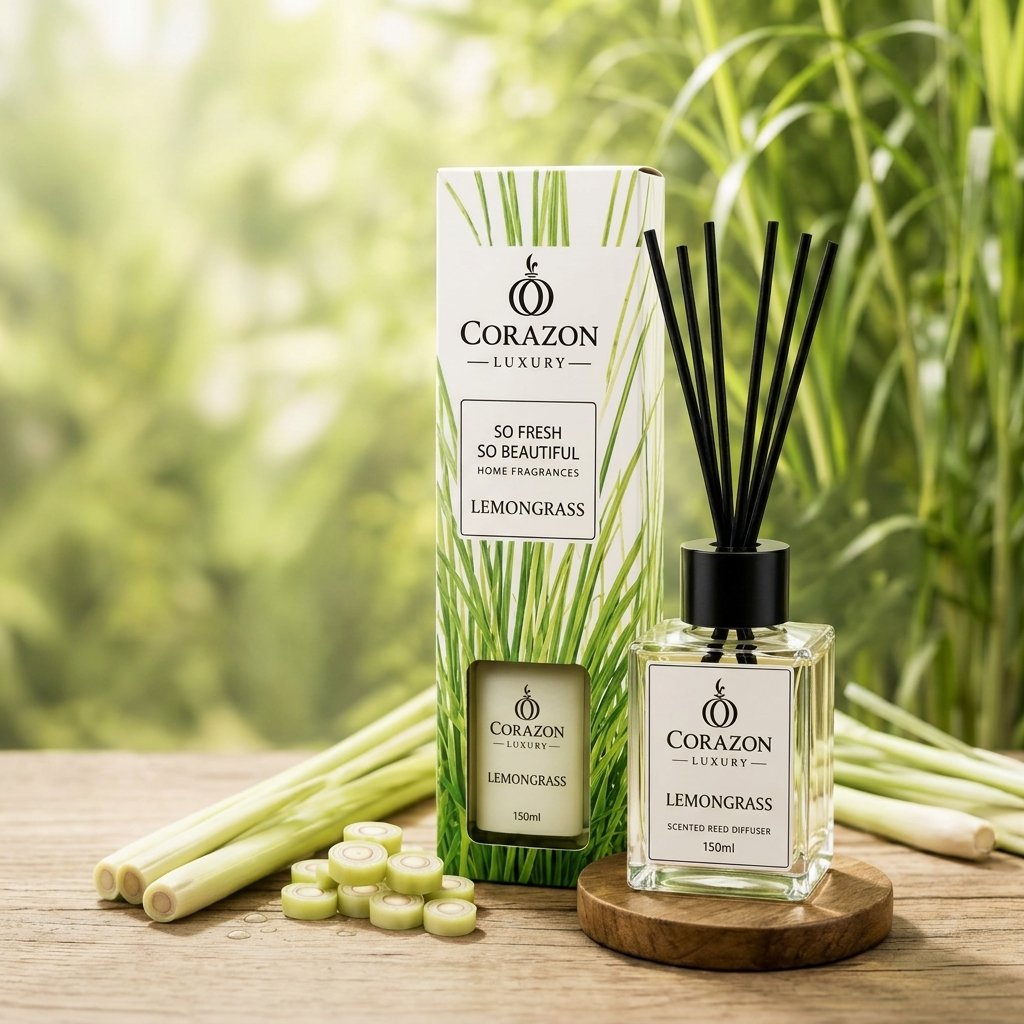 Lemongrass Scented Reed Diffuser 150ml